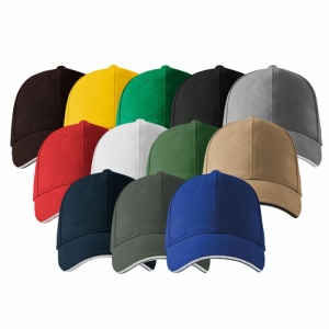 Poza de prezentare a culorilo disponibile pentru sapca unisex reglabila acestea fiind rosu,galben,alb,verde,albastru,gri,negru,nisip