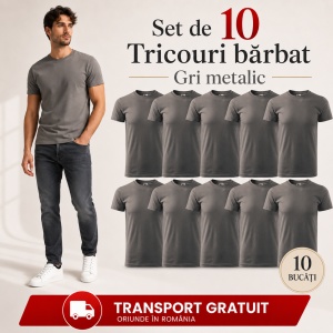Set 10 tricouri bărbat Malfini Basic Clasic, 100% bumbac, regular fit, 48 culori, mărimi XS–5XL - Img 36
