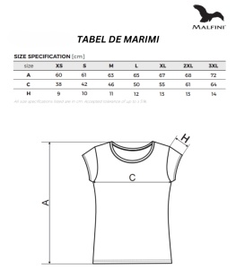Tabel marimi dimensiuni set 2 tricouri cuplu-Minnie&Mickey Mouse