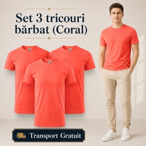Set 3 Tricouri Bărbat Malfini, 100% Bumbac, 160 g/m², 48 Nuanțe, Mărimi XS–5XL, Transport Gratuit - Img 19
