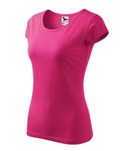 Set 4 tricouri pentru femei din bumbac 100% - roz, albastru petrol, gri inchis, albastru regal 122 - Img 3