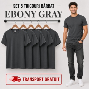Set 5 tricouri bărbat Malfini Basic Clasic, 100% bumbac, regular fit, 48 culori, mărimi XS–5XL - Img 20
