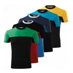 Set 5 tricouri din doua culori, bumbac 100% de calitate, pentru barbati, 109 - Img 2