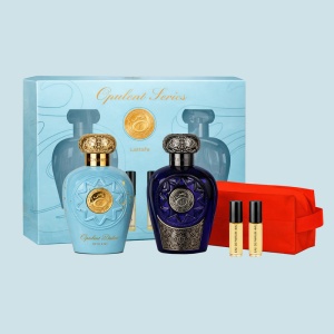 Set Parfumuri Lattafa Opulent Dubai & Opulent Blue Elixir, 2x 100 ml, Parfumuri Arabesti, Gentuta Cosmetice - Img 6