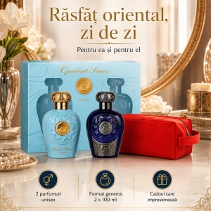 Set Parfumuri Lattafa Opulent Dubai & Opulent Blue Elixir, 2x 100 ml, Parfumuri Arabesti, Gentuta Cosmetice - Img 4