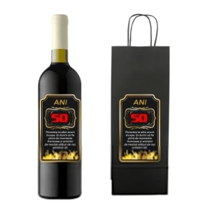 Sticla de vin Rosu Personalizata pentru Aniversare - xx Ani Cadou inedit si memorabil pentu sarbatorit, varsta 18 - 100 de ani - Img 52