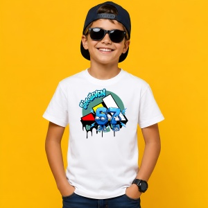 Tricou 67 Sase Sapte Graffiti Drip Urban Street Design, din bumbac 100% Copii | Dama | Barbat - Img 2