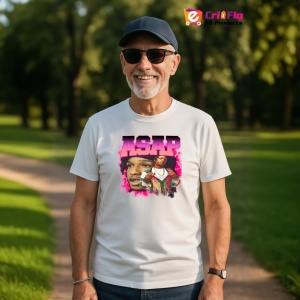 Tricou A$AP Rocky - Pink Glow, muzica Hip-Hop / Rap, Dama | Barbat | Copii - Img 5