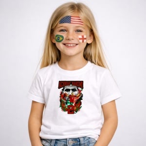 Tricou Achraf Hakimi Morocco World Cup Fifa 2026, din bumbac 100%, tricou alb, Copii | Dama | Barbat - Img 2
