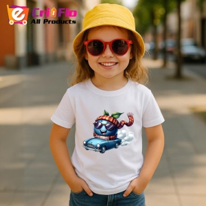 Tricou Afine amuzant de vara in masina, Fructe, Copii | Dama - Img 4