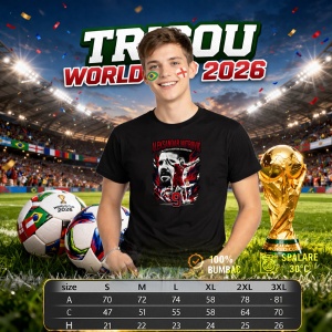 Tricou Aleksandar Mitrovic Serbia World Cup Fifa 2026, din bumbac 100%, tricou negru, Copii | Dama | Barbat - Img 6