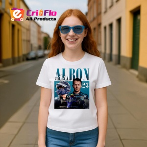 Tricou Alex Albon Portret Si Masina Red Bull Formula 1, Copii | Dama | Barbat - Img 8