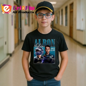 Tricou Alex Albon Portret Si Masina Red Bull Formula 1, Copii | Dama | Barbat - Img 6