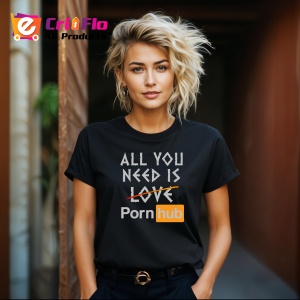 Tricou All You Need Is Love Parody, din bumbac 100%, tricou negru, Dama | Barbat - Img 6