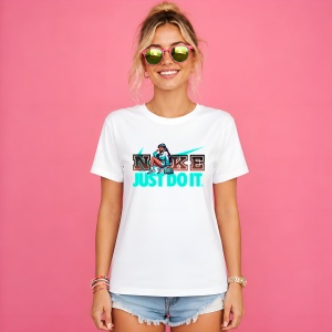 Tricou Anime Girl Street Fashion Teal Pink Urban Lifestyle, din bumbac 100% Copii | Dama | Barbat