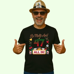 Tricou Aniversar cadou varsta 47 ani, Barbat