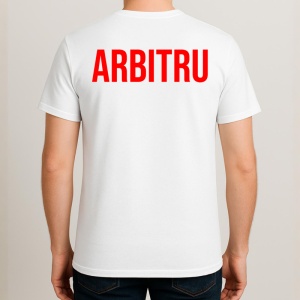 Tricou ARBITRU, Personalizat | Unisex Dama si Barbat