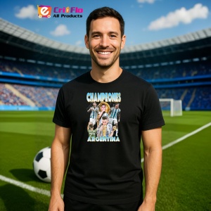 Tricou Argentina Campioana cu Messi - Copii | Dama | Barbat - Img 12