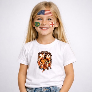 Tricou Arjen Robben Netherlands World Cup Fifa 2026, din bumbac 100%, tricou alb, Copii | Dama | Barbat - Img 2