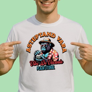 Tricou Asteptand Vara Vibe de Vacanta - Waiting For Summer - Copii | Dama | Barbat
