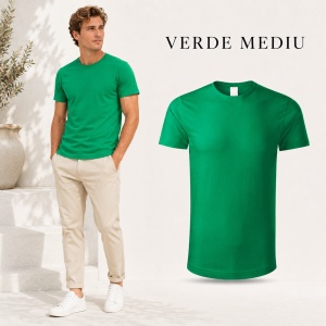 Tricou Bărbat 819 Epic, 100% Bumbac Organic, 160 g/m², Guler Rotund, 14 Culori, Mărimi S–3XL - Img 24