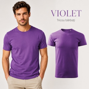 Tricou Bărbat Basic Free, 100% Bumbac, Guler Rotund, Croială Tubulară, S–3XL, 18 Culori - Img 29