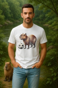 Tricou Barbat CapyBara - fotbalist - Img 2