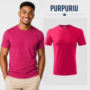 Tricou Bărbat Classic Basic New, 100% Bumbac, 145 g/m², Guler Rotund, 26 Culori, Mărimi S–3XL - Img 30