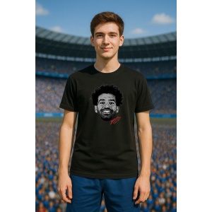 Tricou Barbat cu Fotbalistul Mohamed Salah - Liverpool FC - Img 3