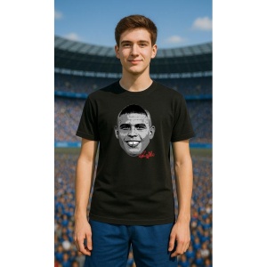 Tricou Barbat cu Fotbalistul Ronaldo Luis Nazario Brazil - Img 3