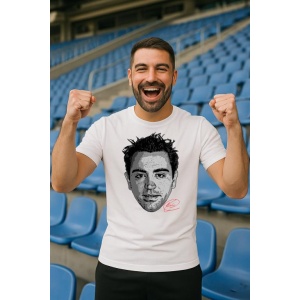 Tricou Barbat cu Fotbalistul Xavi Hernandez - FC Barcelona - Img 9