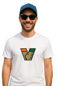Tricou barbat cu logo stema Venezia FC Italia , din bumbac 100% - Img 3