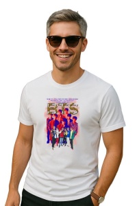 Tricou barbat Kpop cu trupa BTS 4 music Coreean 181 - Img 2