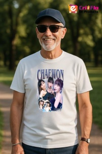 Tricou barbat Kpop cu trupa CHAEWON music Coreean 196 - Img 5