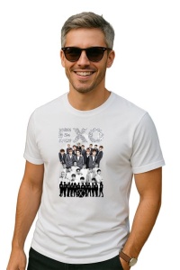 Tricou barbat Kpop cu trupa EXO 10 music Coreean 206 - Img 2