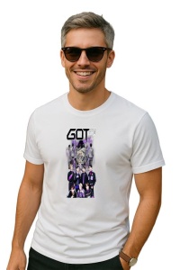 Tricou barbat Kpop cu trupa GOT7 music Coreean 213 - Img 2