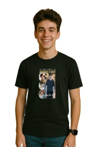 Tricou barbat Kpop cu trupa JENNE music Coreean 221 - Img 3