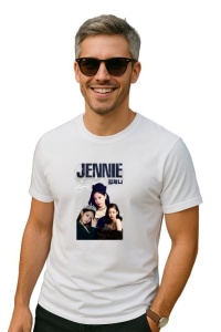 Tricou barbat Kpop cu trupa JENNIE BLACK PINK music Coreean 225 - Img 2