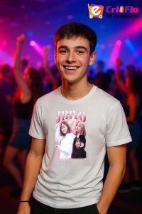 Tricou barbat Kpop cu trupa JIHYO music Coreean 232 - Img 6