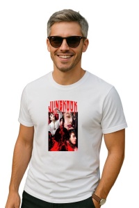 Tricou barbat Kpop cu trupa JUNGKOOK 3 music Coreean 242 - Img 2