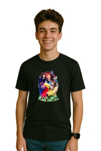 Tricou barbat Kpop cu trupa LALISA music Coreean 251 - Img 2