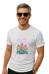 Tricou barbat Kpop cu trupa ROSE 3 music Coreean 280 - Img 2
