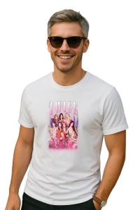 Tricou barbat Kpop cu trupa TWICE music Coreean 294 - Img 2