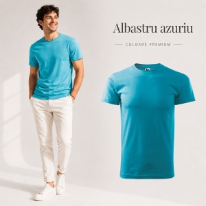 Tricou bărbat Malfini Basic Clasic, 100% bumbac, 160 g/m², guler rotund, 48 de culori, mărimi XS–5XL - Img 31