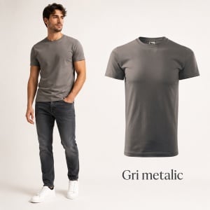 Tricou bărbat Malfini Basic Clasic, 100% bumbac, 160 g/m², guler rotund, 48 de culori, mărimi XS–5XL - Img 51