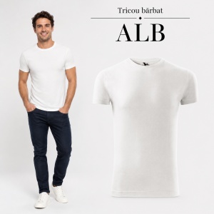 Tricou Bărbat Malfini Viper 143, 100% Bumbac, 180 g/m², Guler Rotund, Croială Slim Fit, 15 Culori Disponibile, Mărimi S 3XL - Img 10