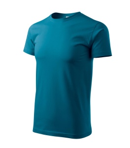 Tricou pentru barbati basic din bumbac de culoare albastru petrol