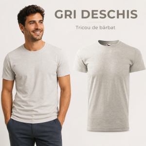 Tricou Bărbat Simplu Malfini Basic, 100% Bumbac, Regular Fit, casual office Guler Rotund, Multiple Culori XS - 5XL - Img 40