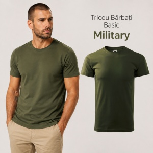 Tricou Bărbat Simplu Malfini Basic, 100% Bumbac, Regular Fit, casual office Guler Rotund, Multiple Culori XS - 5XL - Img 50