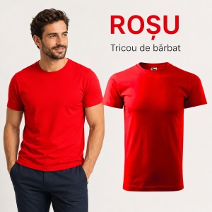 Tricou Bărbat Simplu Malfini Basic, 100% Bumbac, Regular Fit, casual office Guler Rotund, Multiple Culori XS - 5XL - Img 60